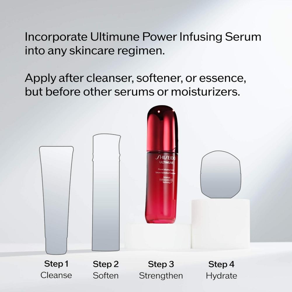 Shiseido Ultimune Power Infusing Serum 2.5 Oz For Radiance   Wrinkles