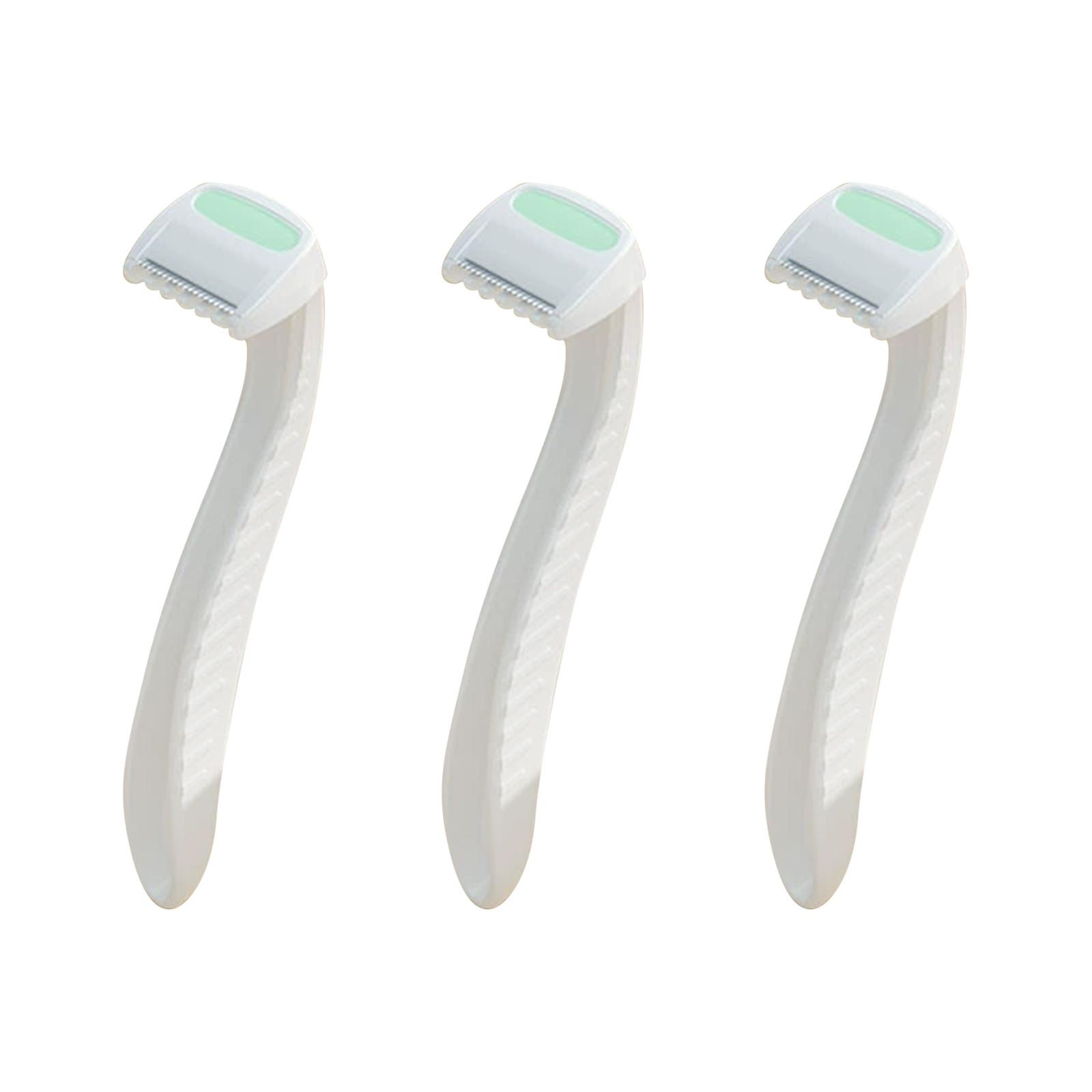 

Частный инструмент для удаления волос для девочек, подмышечных и лобковых волос, три упаковки, удобный и простой в использовании, не царапая кожу, 3 шт., One Size белый