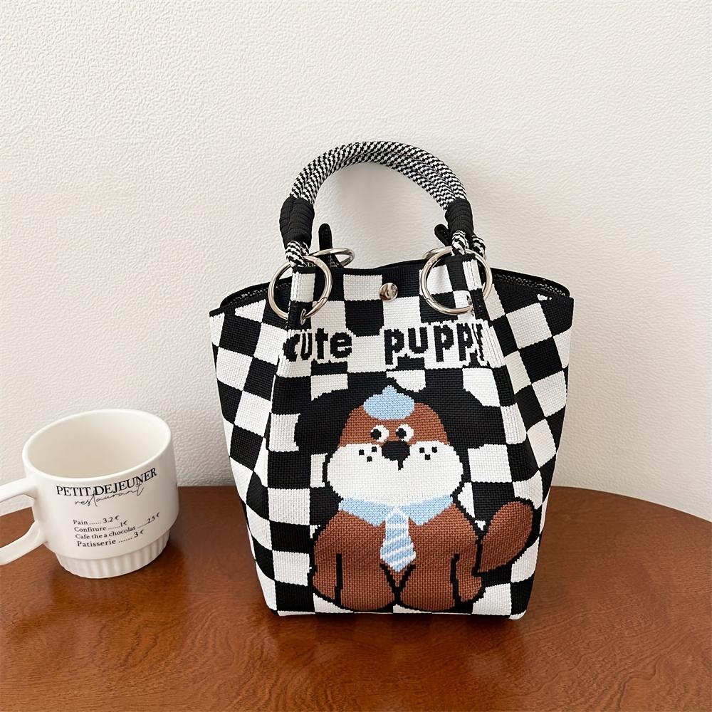 Large Capacity Women's Handbag | Ring Buckle Drawstring Casual Carry Bag Foldable Bucket Bag