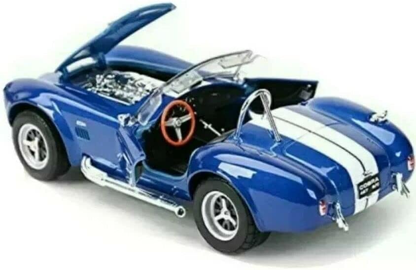 WELLY 1/24 Ford 1965 Shelby Cobra 427 SC Blue / Diecast Miniature Car Finished Model 24002W BL