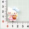 20/100PCS Cartoon DIY Cream Gel Summer Beach Kitten Resin Accessories Phone Case Hair Clip Refrigerator Sticker Luggage Water Cu