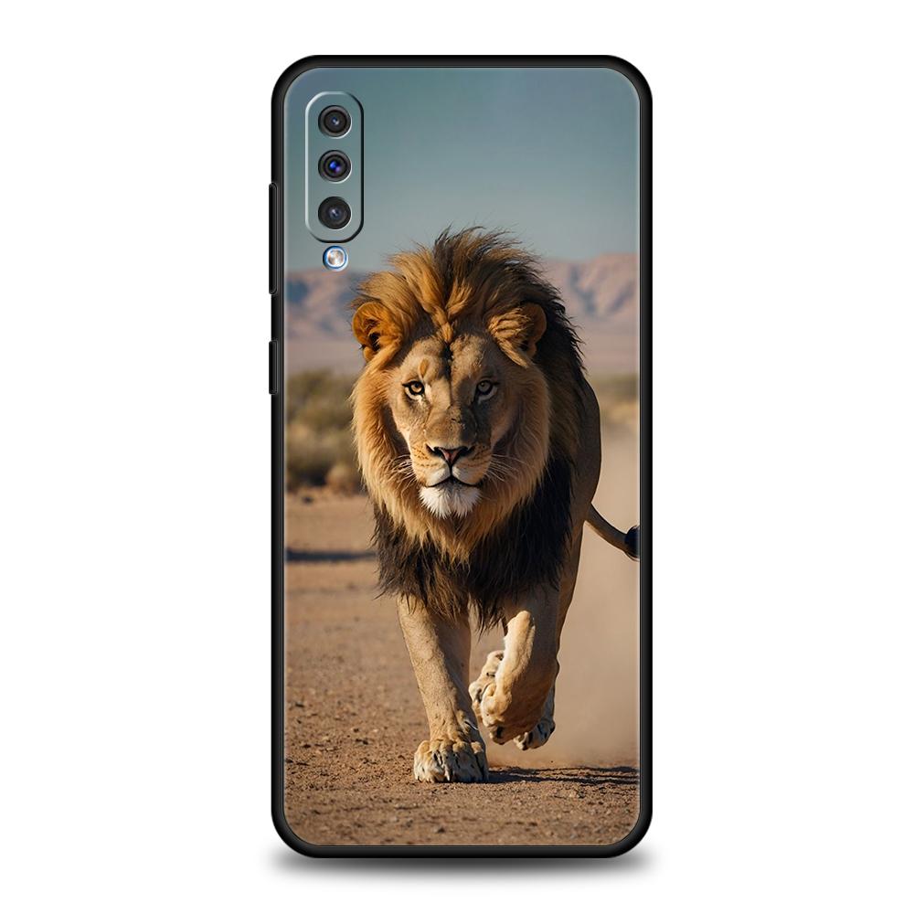 Lion King Animal Phone Case For Samsung A56 A36 A26 A24 A16 A14 A12 A32 A50 A70 A22 A30 A40 A34 A54 A42 A52 A04s A06 5G Cover