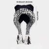 Cute Edge Winter Hat Ear Protection Warm Knitted Woolen Hat Windproof Thermal Beanie Cap Winter