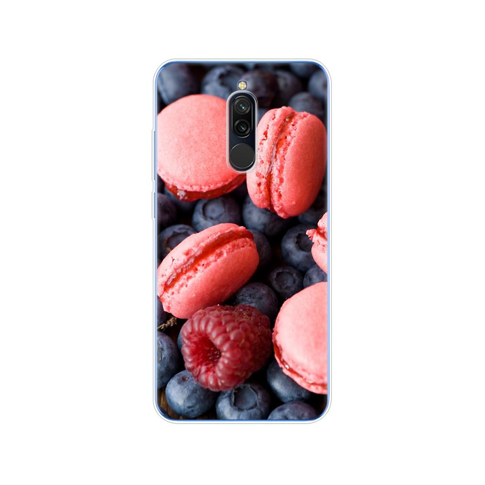 

Чехол для redmi 8a 8 Чехол для redmi note 8 9 PRO 8T 9S Чехол для xiaomi mi NOTE 10 PRO 9 lite POCO F2 Pro еда для печенья Macarons redmi 8