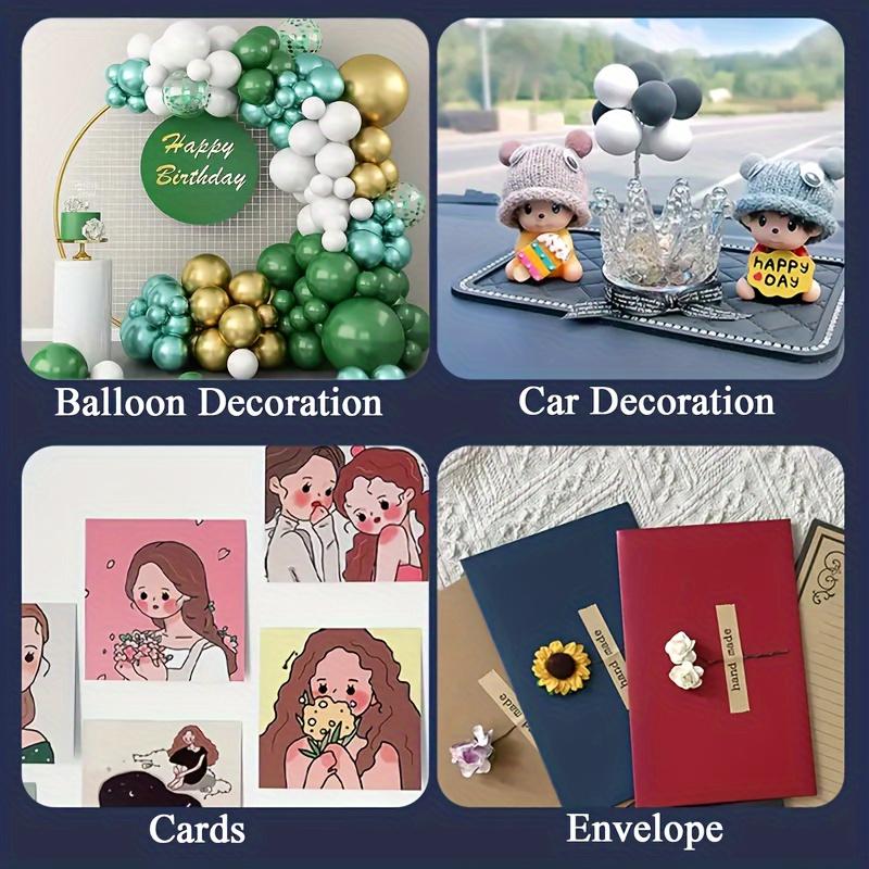 60pcs Transparent Mounting Putty, Traceless Acrylic Adhesive Tabs for Dolls & Office Use