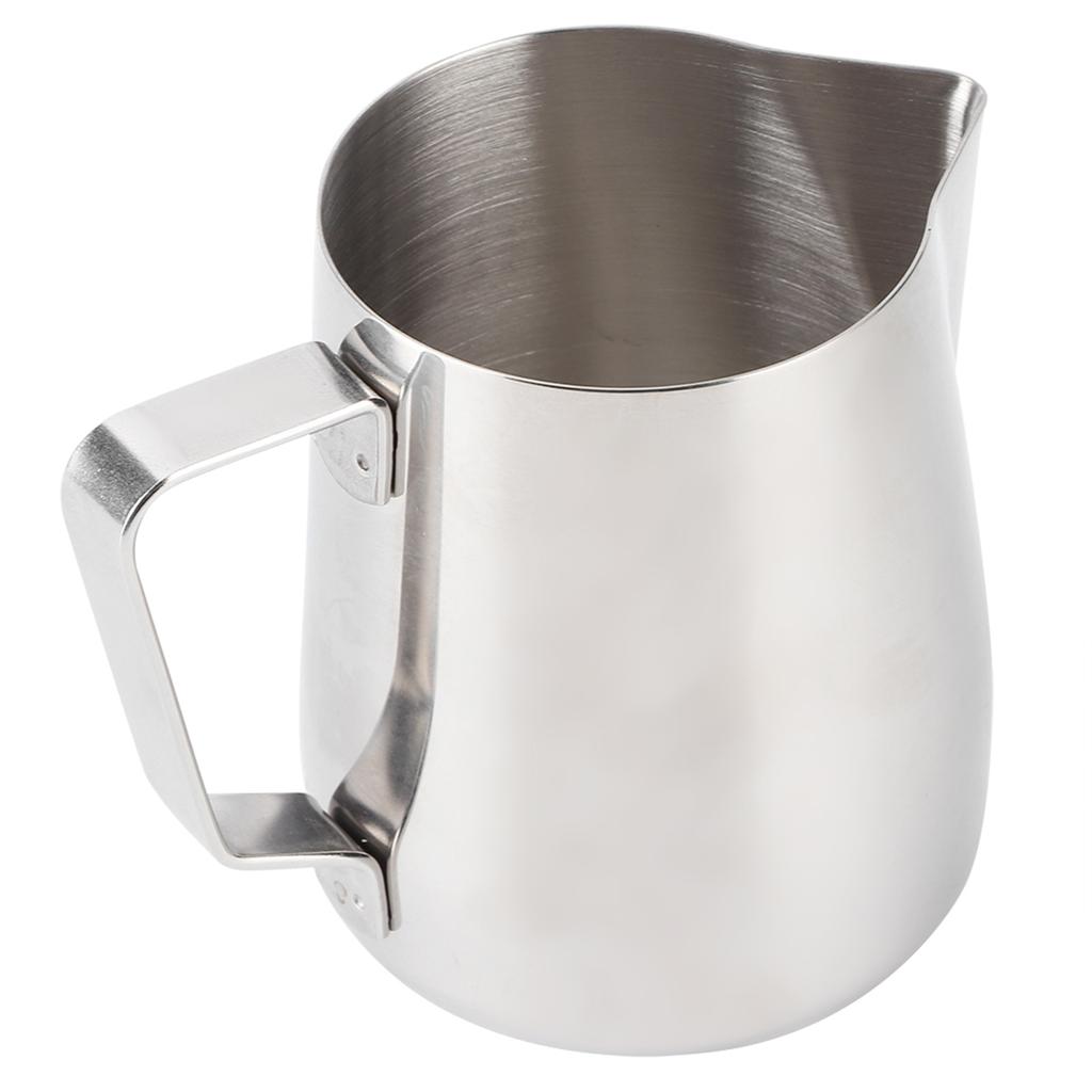 Stainless Steel Milk Frothing Cup Art Pitcher Coffee Latte Jug Mug for Home Coffee Shop Use350ML