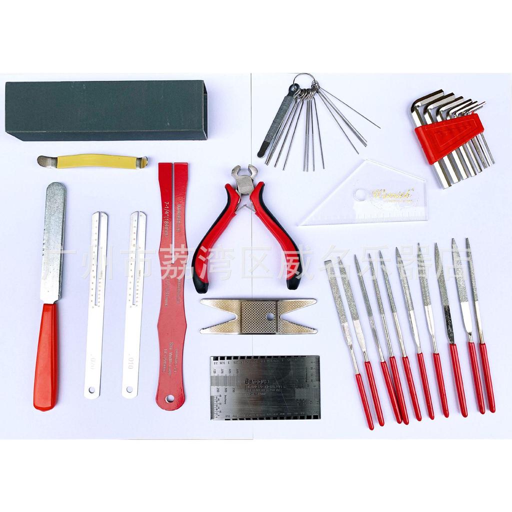14-Piece Multifunctional Guitar Repair & Cleaning Tool Kit
