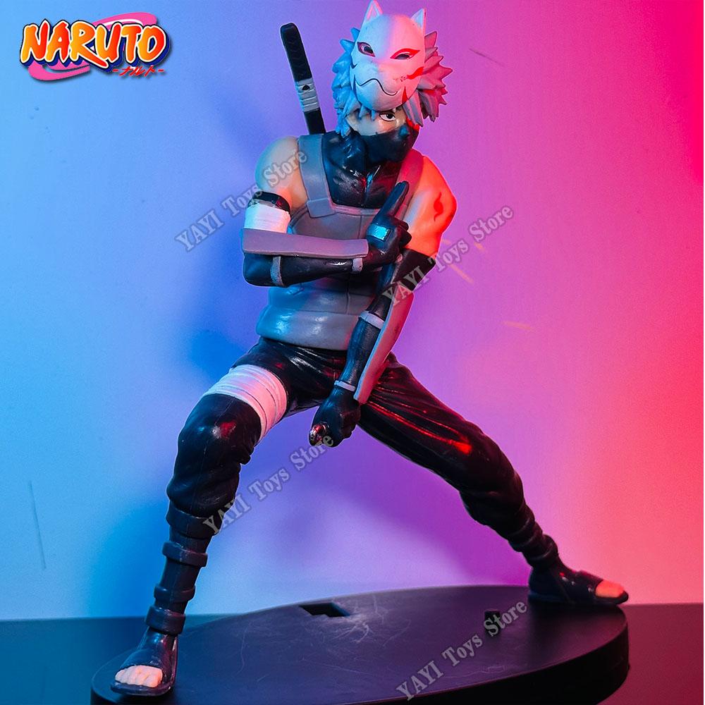 Latest Naruto Anime Figure 18cm Hatake Kakashi PVC Action Figure Model Doll car Ornaments Collections Toy Gifts