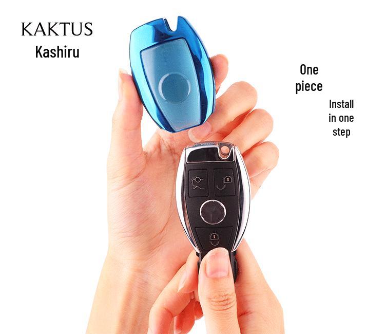 KAKTUS TPU Protective Key Case for Mercedes-Benz A/B/C/E/S Class