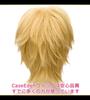 CaseEden Cosplay Wig, Short, 30cm, Heat-Resistant, Mixed Gold Blonde, Includes 2 Wig Nets