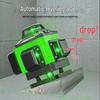16-Line High-Precision Integrated Laser Level with Infrared & Green Light for Wall & Floor