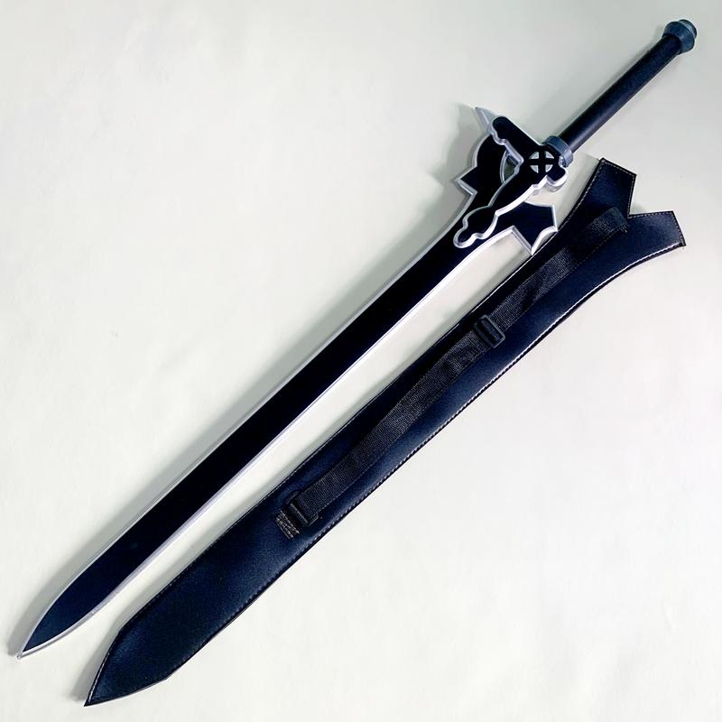 108cm Kirigaya Kazuto Katana Sword Anime Kirito Art Online Cosplay Prop Ninja Knife Real Size Japanese Katana Samurai Sabre Toy