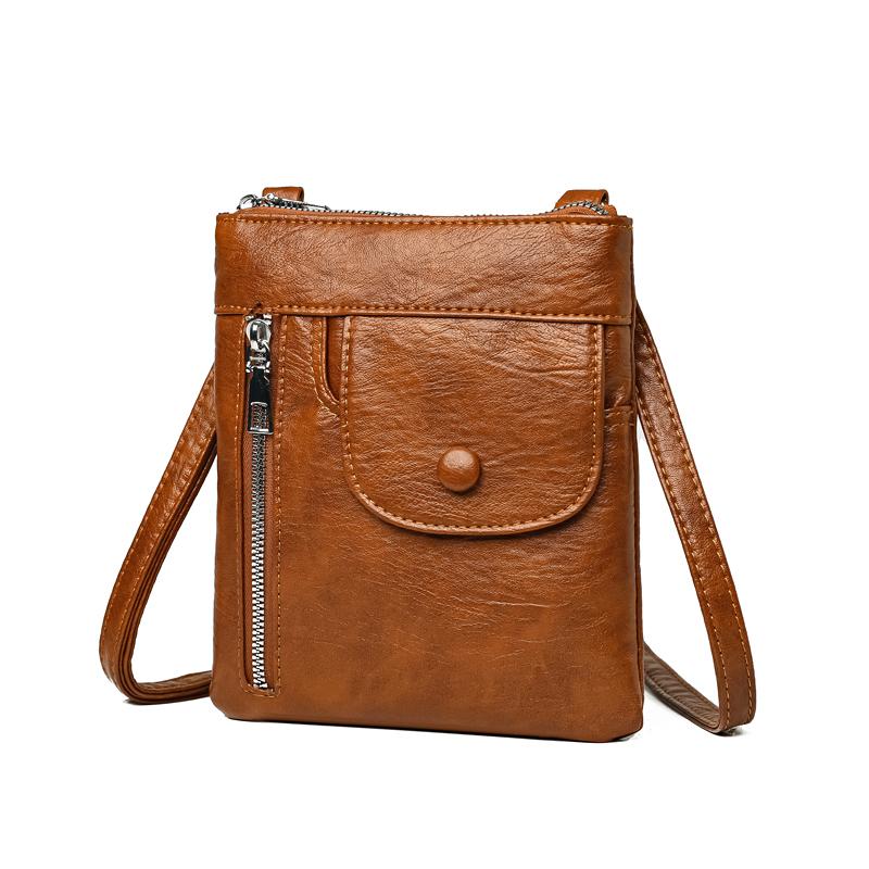 Fashionable Women's Small Shoulder Bag, PU Leather Phone Bag, Retro Crossbody Bag Suitable for Daily Use, Shopping, Commuting