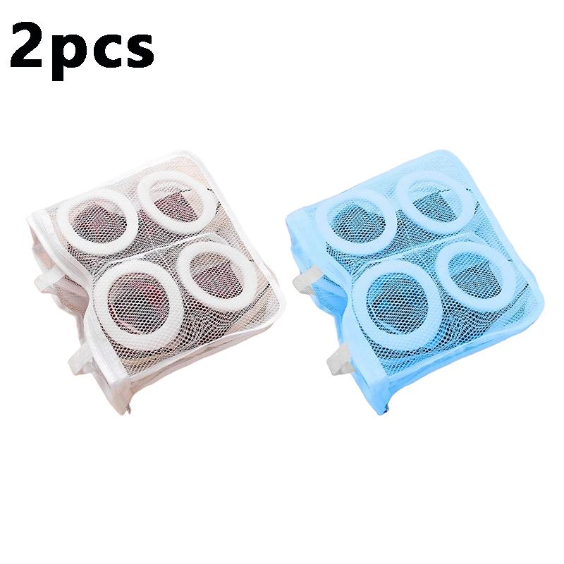 Mesh Laundry Bag Washing Machine Shoes Bag Laundry Net Travel Shoe Storage Bags Protective Clothes Storage Box Organizer Bags