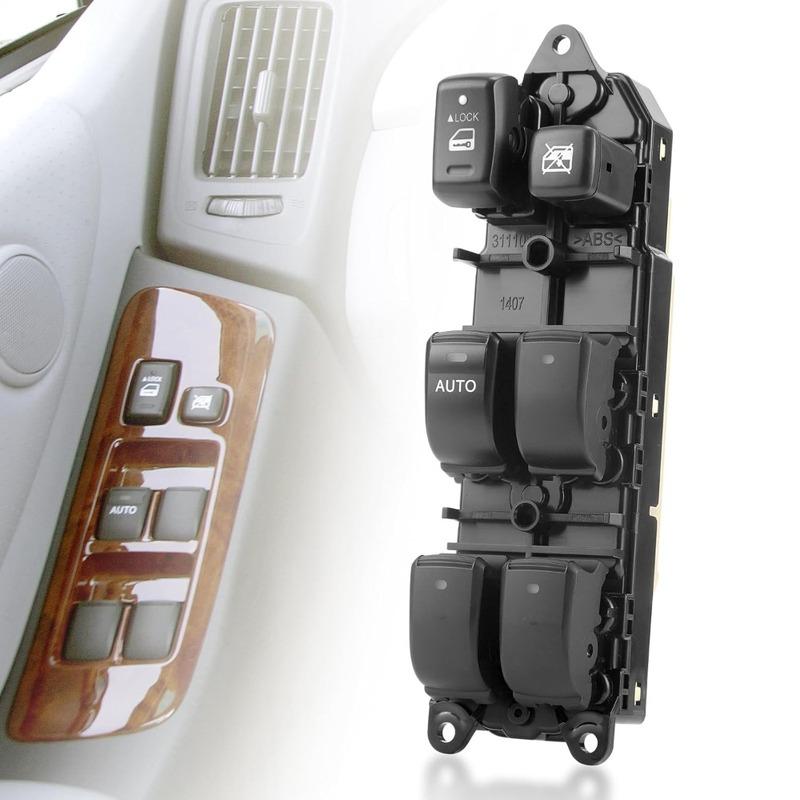 For Toyota Highlander 2001 2002 2003 2004 2005 2006 2007 Power Window Switch Button Front Left Glass Lifter Control Button Parts