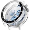 with Scale Screen Protector Tempered PC Cover Shell Protective Case for Huawei Watch GT 5 46MM