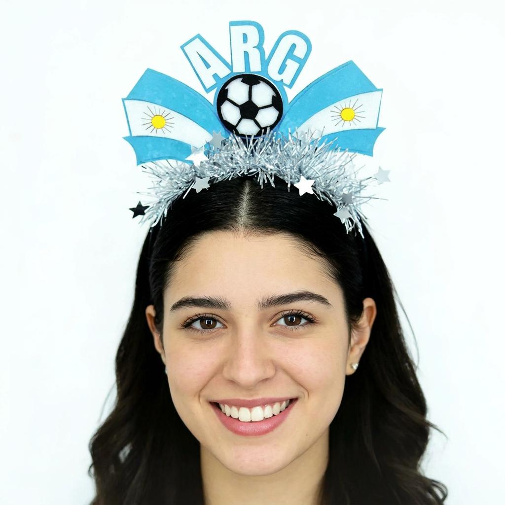 2026 Football Event National Team Flag Headband, Soccer Fan Cheering Hair Hoop Headwear For Cheerleading Fan Hair Hoop