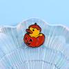 Halloween Duck Enamel Pins Custom Skeleton Witch Brooches Lapel Badges Clothes Punk Animal Jewelry Gift for Friends