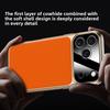 Luxury Gilt First Layer Cowhide Leather Case for iPhone 17 Pro Max Air 17Pro Fine Hole Lens Electroplating Soft Edge Back Cover