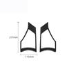 For Mazda 3 Axela 2020 2021 2022 2023 2024 Car Interior Solf Carbon Fiber / PVC Front Door Speaker Trim Sticker