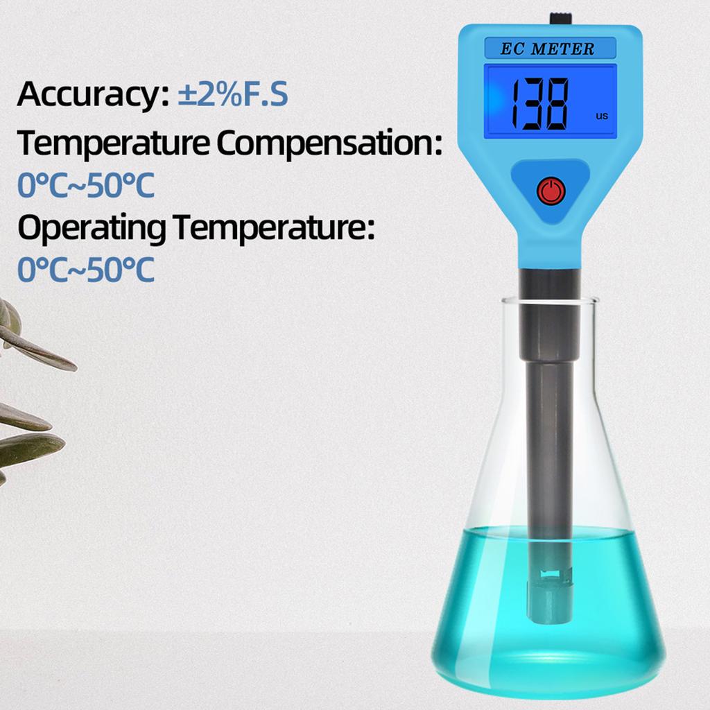 Electrical Conductivity Sensors Aquarium Water Tester Practical Water Quality Analyzer for Home Tanks and Fish Farms