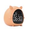 Cute Digital Kids Alarm Clock With Snooze Countdown,orange