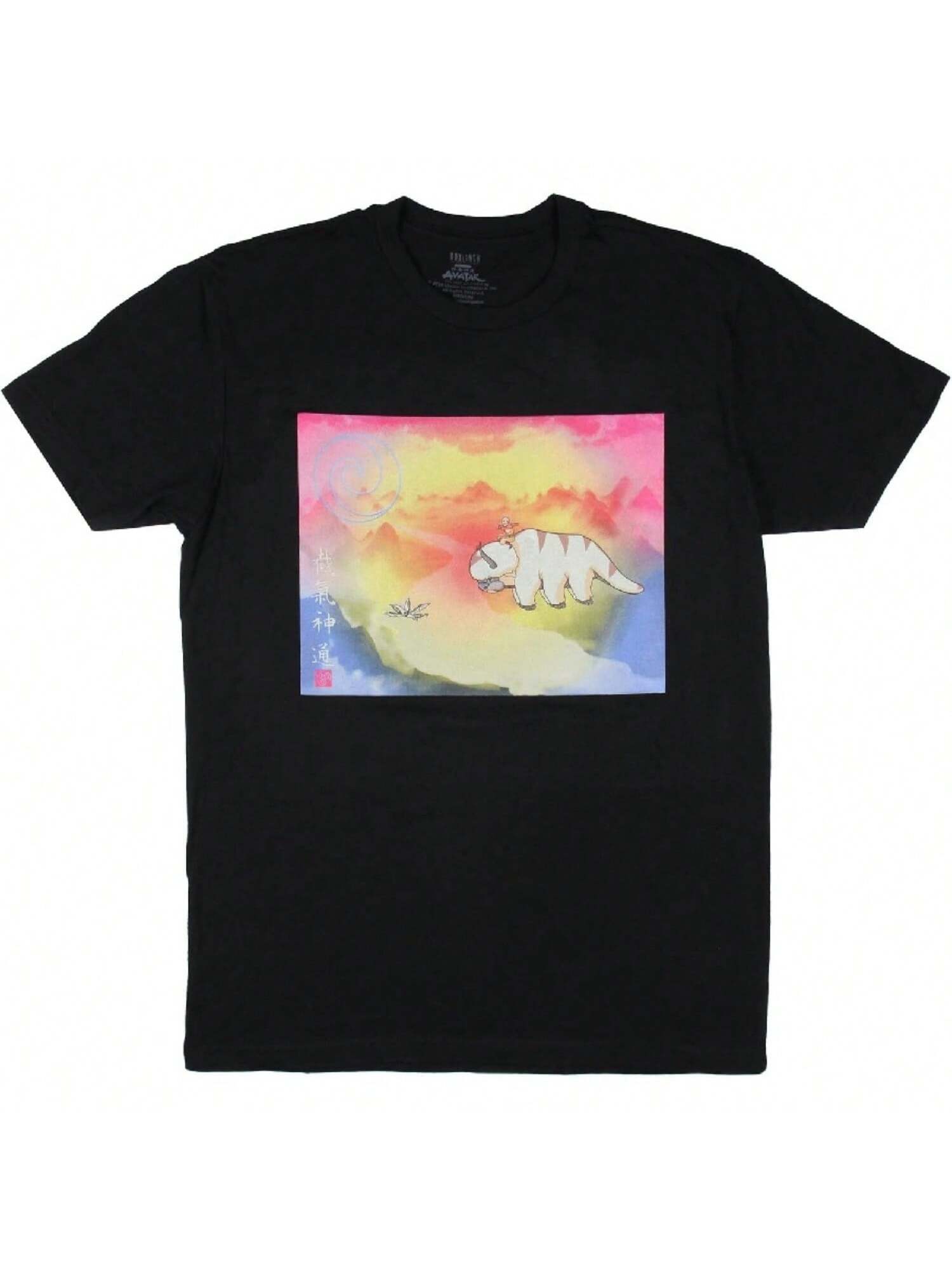 Men s Aang Momo Flying Valley T-Shirt S разноцветный
