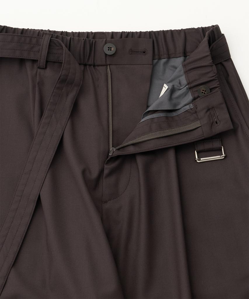 ANOTHER OFFICE Cocoon Banded Pants (Brick Brown)