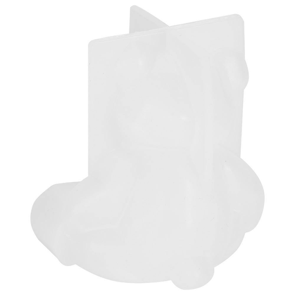 3pcs Food-Grade Silicone Bear Resin Mould Cute Bear 3D Shape Animal Silicone Mould Chubby Bear Transparent Bear Candy Mould