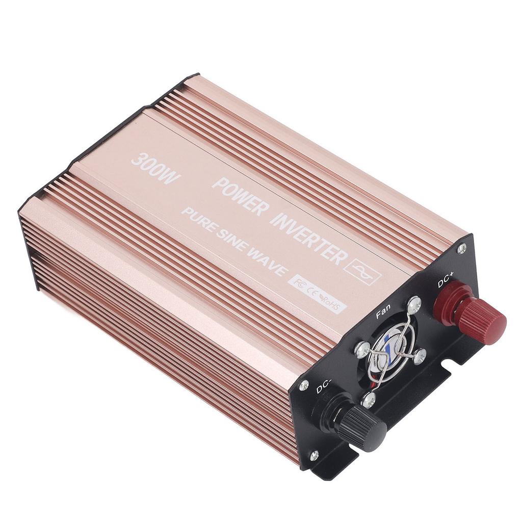 Auto reiner Sinus-Wechselrichter 300W Adapter Solar-PV-Panel Boost-Konverter mit LCD-Anzeige 24V