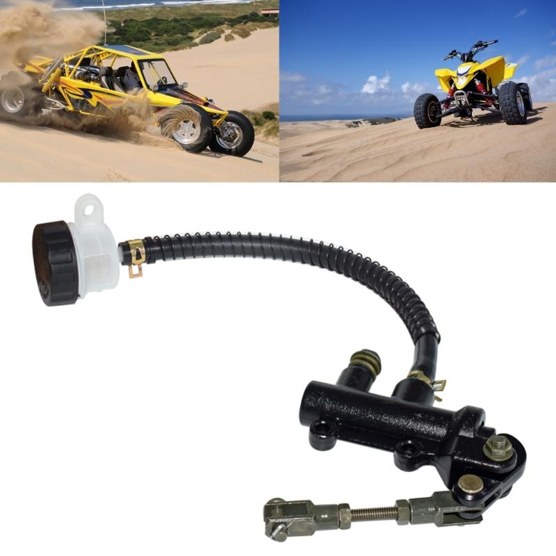 Universal Motorcycle Dirt Pit Bike Rear Foot Brake Master-Cylinder Reservoir Pump Motor for 350 YFZ350 YFZ350SP YFZ350LE