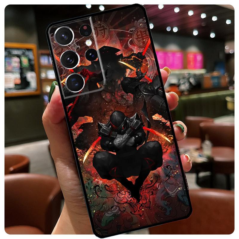 Japan Samurai Ninja Case For Samsung Galaxy S23 S20 FE S21 Ultra S8 S9 S10 Note 10 Plus Note 20 S22 Ultra Cover