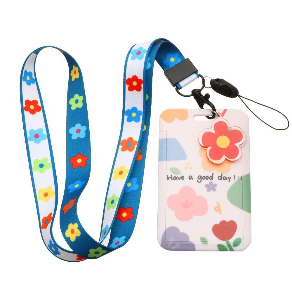 ID Card Cover Keychain Business Card Lanyard Bus Card Case Card Holder Work Card Bag Badge Holder