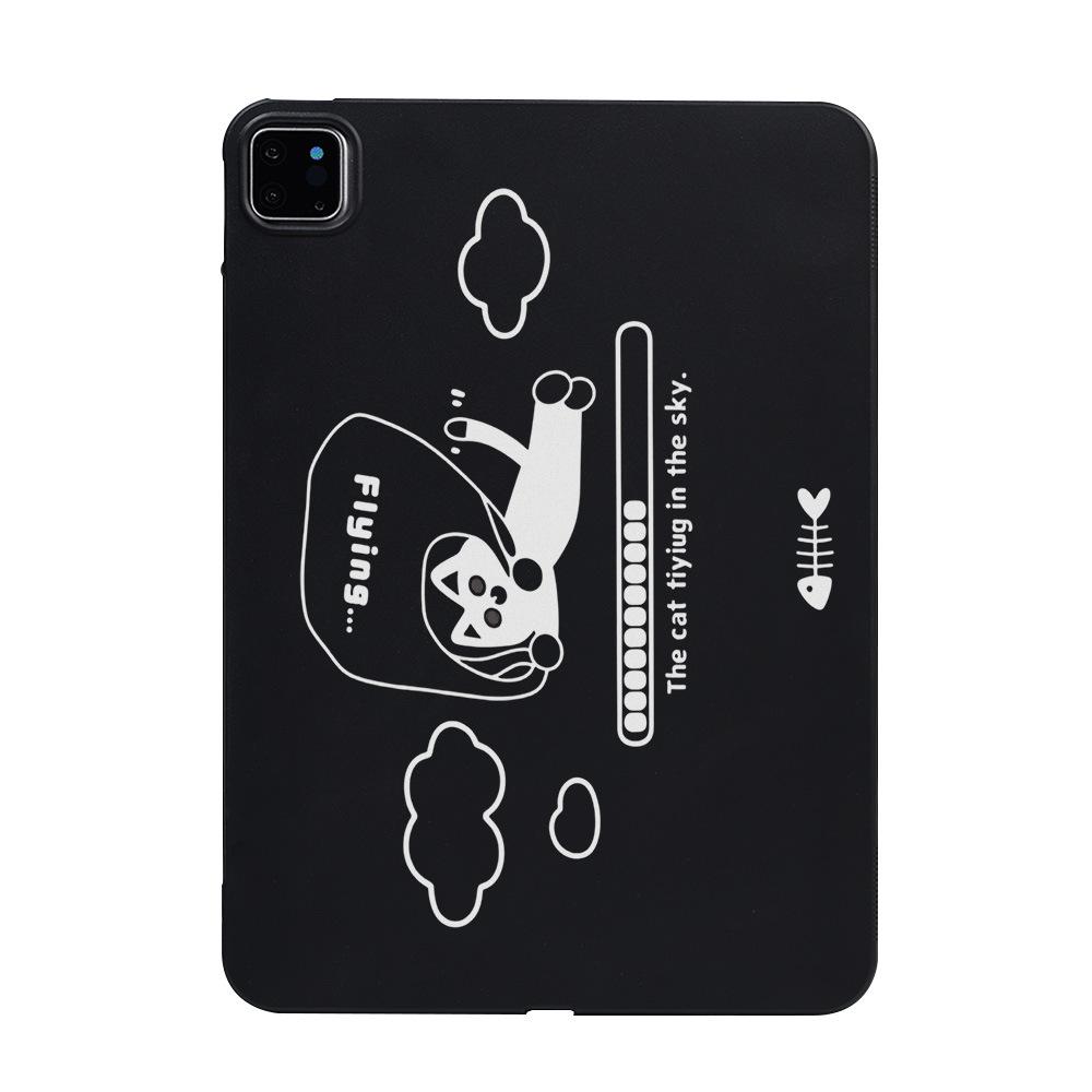 Suitable for rotating kitten take off Apple iPad 11 inch protective case Xiaomi Pad 6 soft case Samsung Tab S7