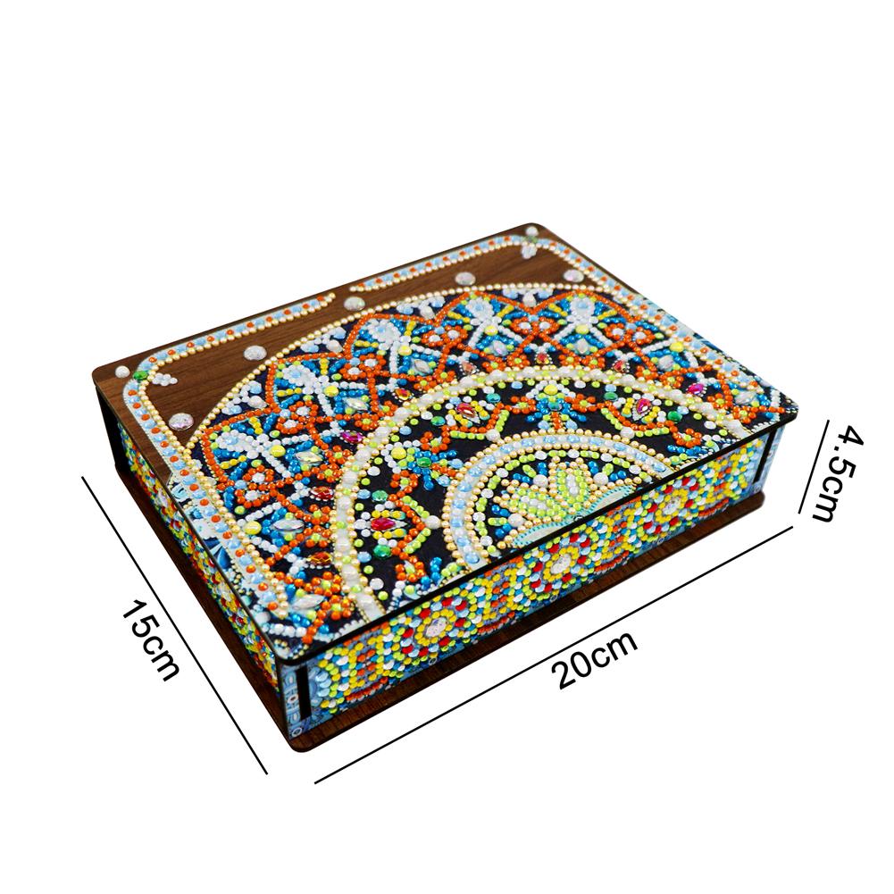 5D DIY Special Shaped Diamond Painting Jewelry Box Storage box Diamond Mosaic Embroidery Kits Christmas Container Home Decor