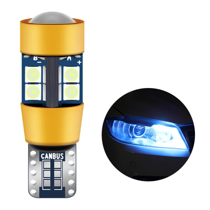 Car T10 12V Led Signal Light Amber Light Position Parking City Lights T10 168 194 2825 W5W 19Smd Led Bulb