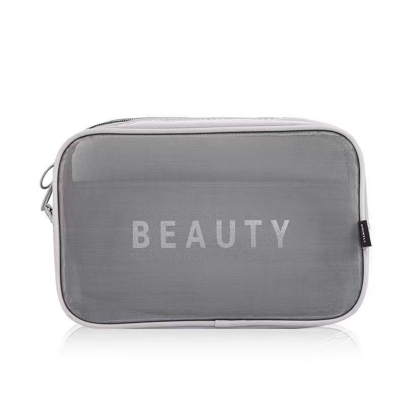 Travel Cosmetic Storage Bag: Cross-border Mesh Wash & Makeup Bag