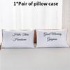 Couple 1 Pair Lovers Home Decor Pillow Case Sofa Waist Throw Cushion Cover