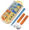 Skater Trio Sliding and Fork Minions Made In TCS1AM Set, Chopsticks, Spoon, Set, 3, Japan,