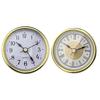 Aluminum Face Clock Gold Trim Clock Retro Clock Simple Design