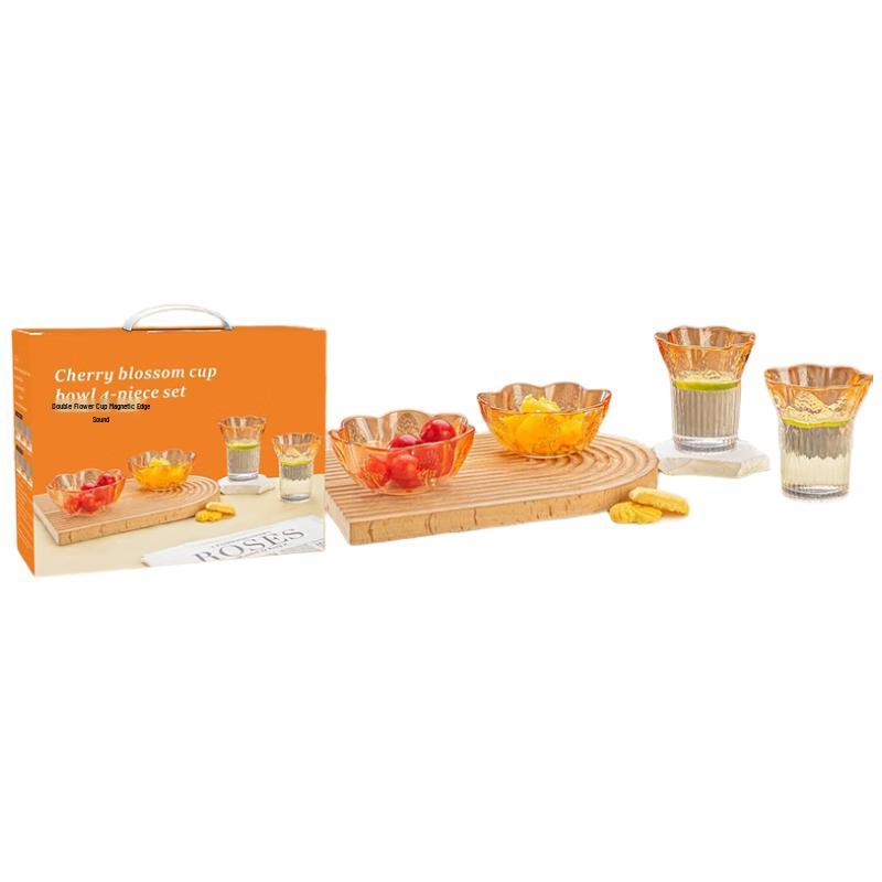 Nordic Style Glassware 4-Piece Gift Set