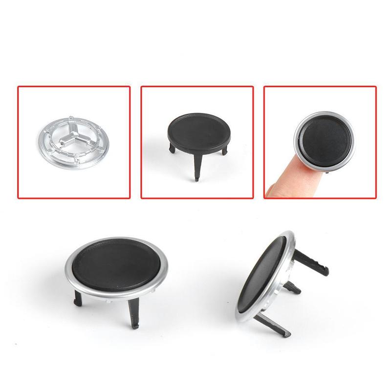Car Rear Air Conditioner Rotation Climate Control Knob Button Cover Rear A/C Panel Decorative Cover For VW Sharan Seat Alhambra