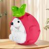 Pet Toy Molar Teeth Guard Soft Tough Chew Toy Cartoon Fruit Animal Design Bite-Resistant Tooth Cleaner Dog Toy with Built-in Sound