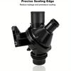 Engine Coolant Thermostat Housing Assembly Fit for BMW E84 F10 F22 F30 428i 528i X1 X3 X4 X5 Z4 N20 2.0L, Replace 11538635689