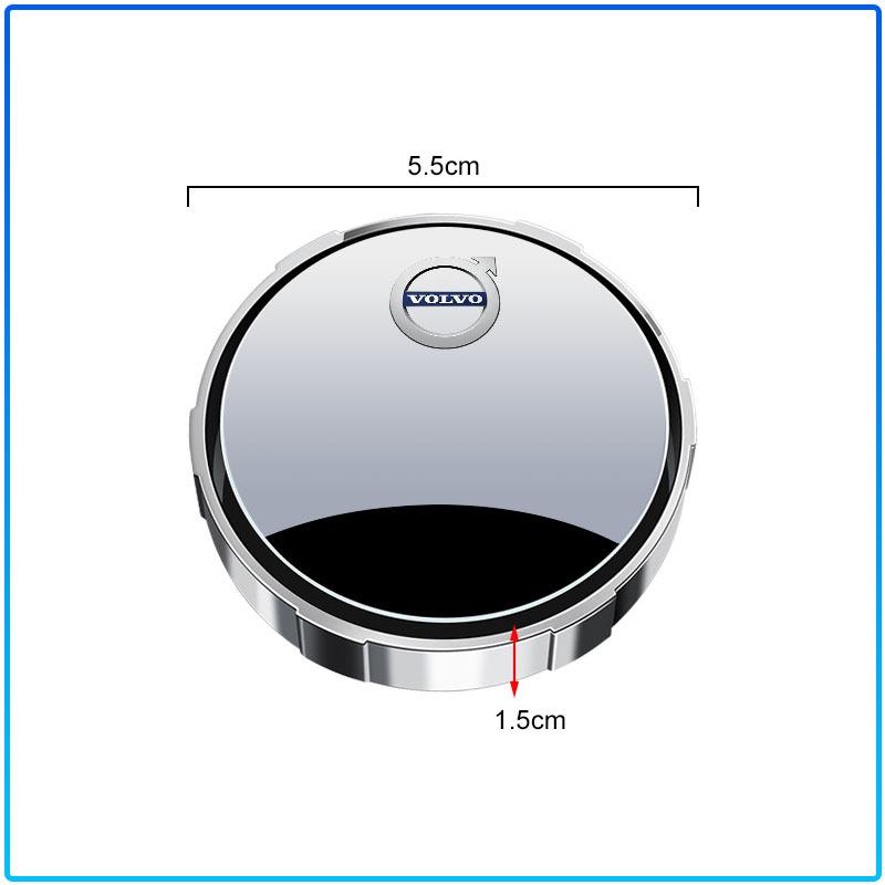 2Pcs Adjustable 360 Degree Car Blind Spot Rear View Mirror Angle For Volvo 240 C70 S40 S50 S60 S70 S80 S90 V40 V50 V60 V90 XC40 XC60 XC90 Vnl Truck