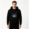 Men's Cool Glowing Blue Eye Print Pullover Hoodie Casual Long Sleeve Streetwear Sweatshirt