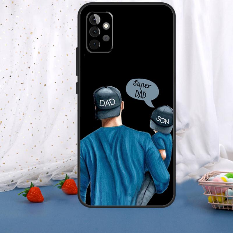 Super Dad Mom Baby Girl Twin For Samsung Galaxy A15 A55 A35 A53 A33 A13 A36 A56 A26 A16 A22 A32 A52 A54 A34 A05 A06 Case