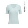 ELLASSAY Elegant Ribbed Slim Knit Top for Women