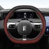 2023 Avatr 11 Nappa Leather Ultra-thin Anti-slip Steering Wheel Cover, Sweat-proof, Original Color, All-season.