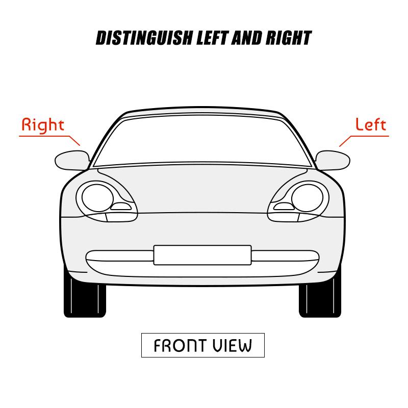 Oglinda laterala pentru BMW X1 E84 2009-2015 pentru BMW X3 F25 2010- Inlocuire sticla oglinda spate din aripa din sticla incalzita